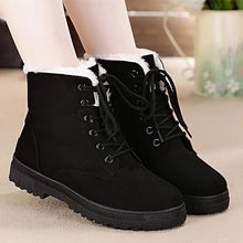 Load image into Gallery viewer, Snow Boots Women Classic Faux Suede Winter Women Boots Warm Plush Female Ankle Boots Hot Women Shoes Lace-up Shoes Woman WSH2461