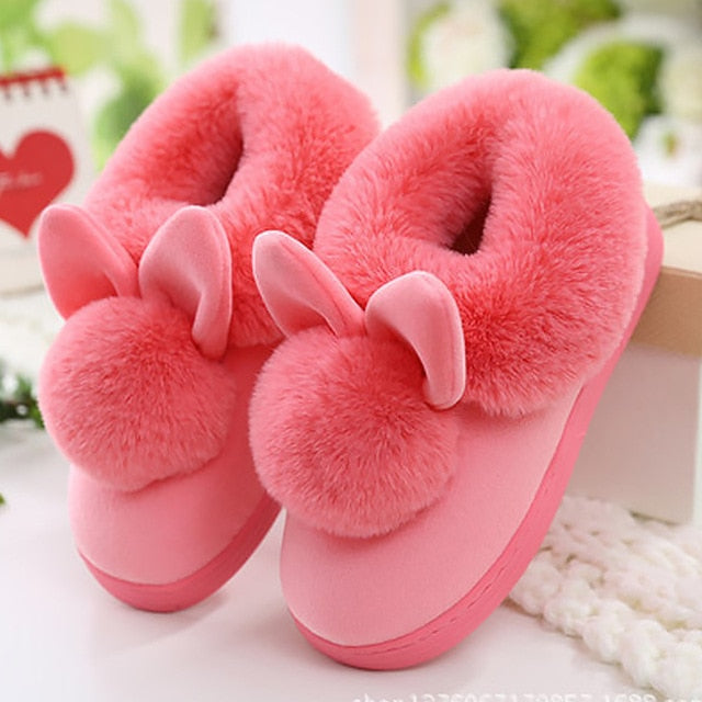 2019 trendy female shoes fuzzy slippers velvet indoor plush slippers solid